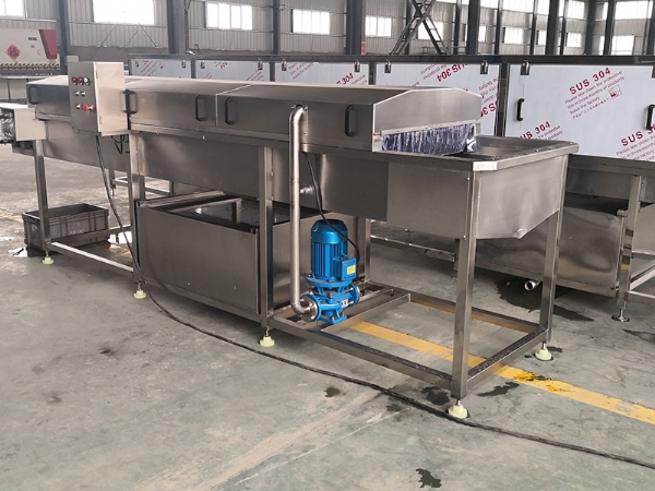 高壓對噴清洗機，根莖類清洗機